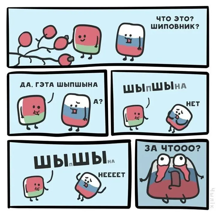 Ужасный белорусский язык #1