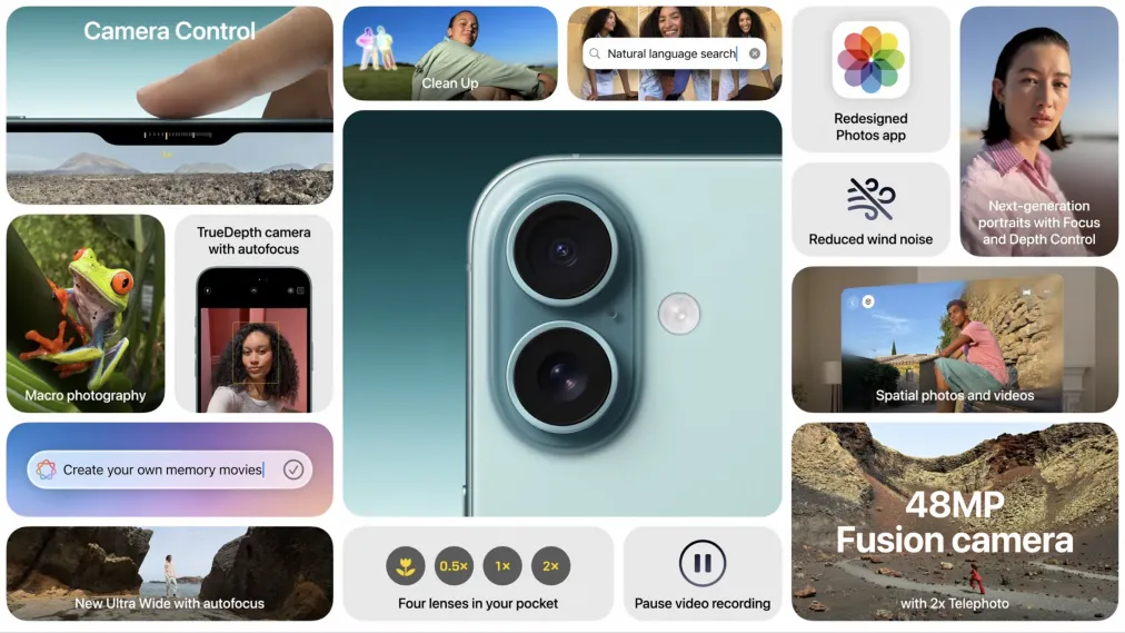 Apple представила iPhone 16: сенсорная кнопка спуска затвора, свежий дизайн и чип A18 #11