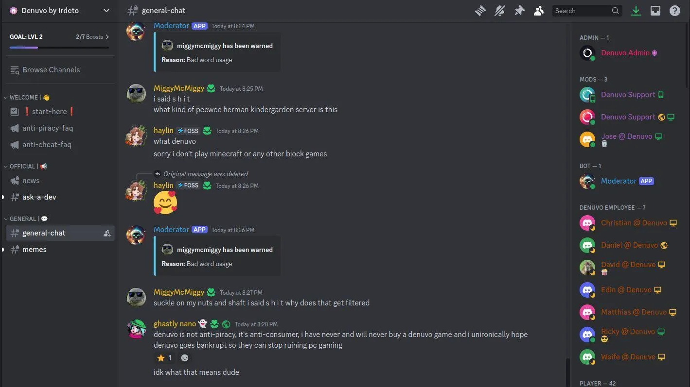 Разработчики Denuvo запустили Discord-сервер для общения с игроками #3