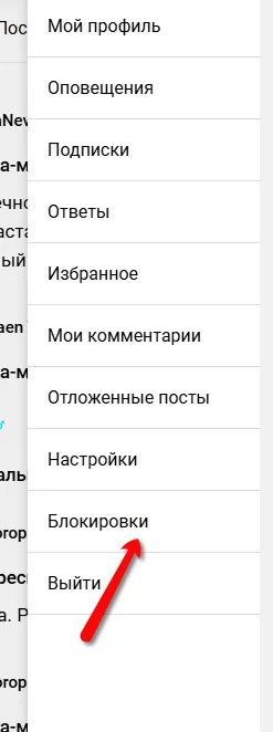 Страница с вашими блокировками [фидбек] #2