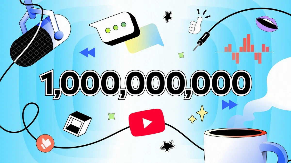 YouTube достиг 1 млрд ежемесячных зрителей подкастов #2