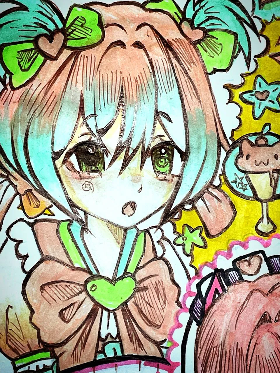 Мой рисунок нарисованный маркерами☺️ #4