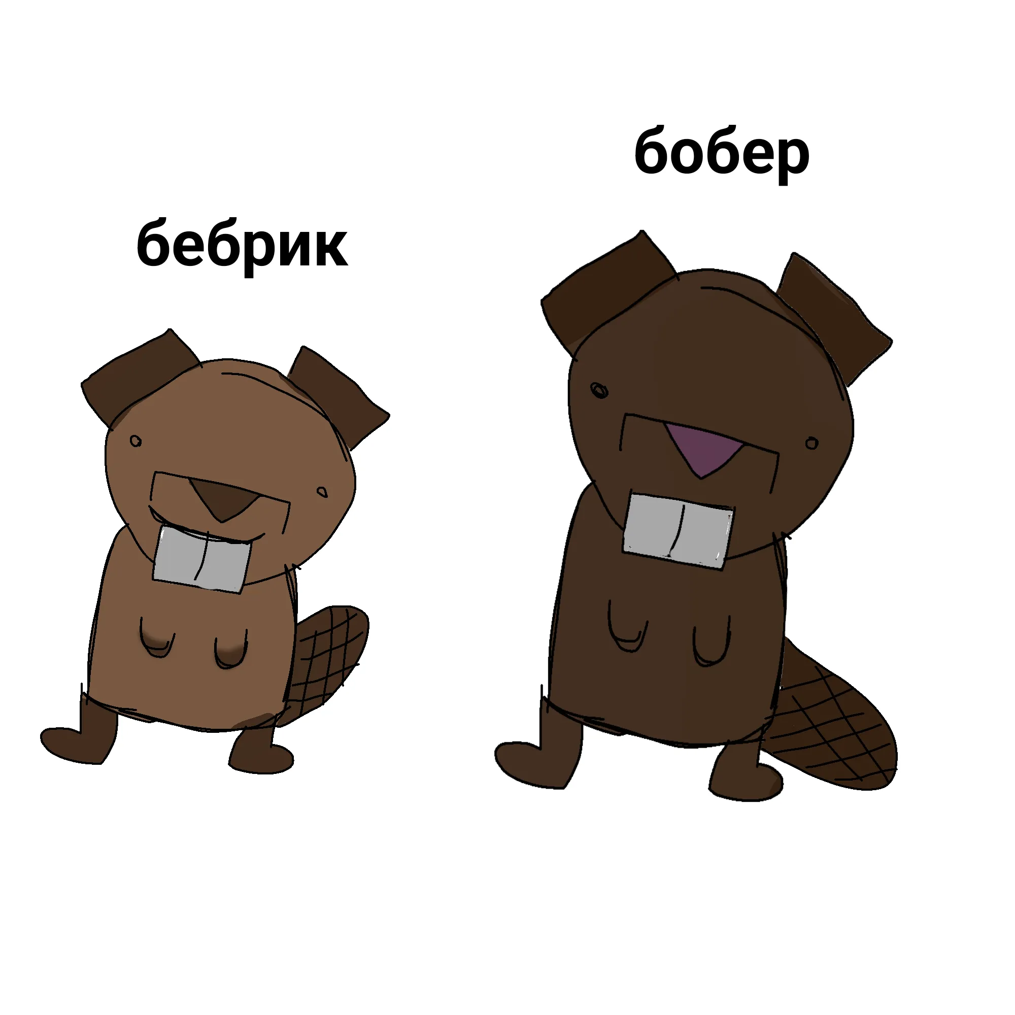 Отличия бобров от бебриков #2