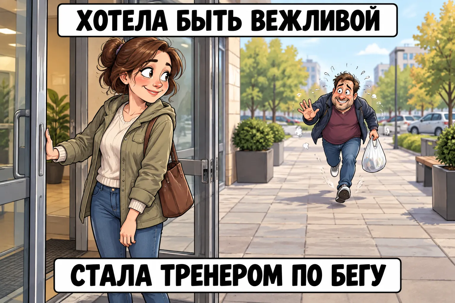 Вежливость с кардионагрузкой