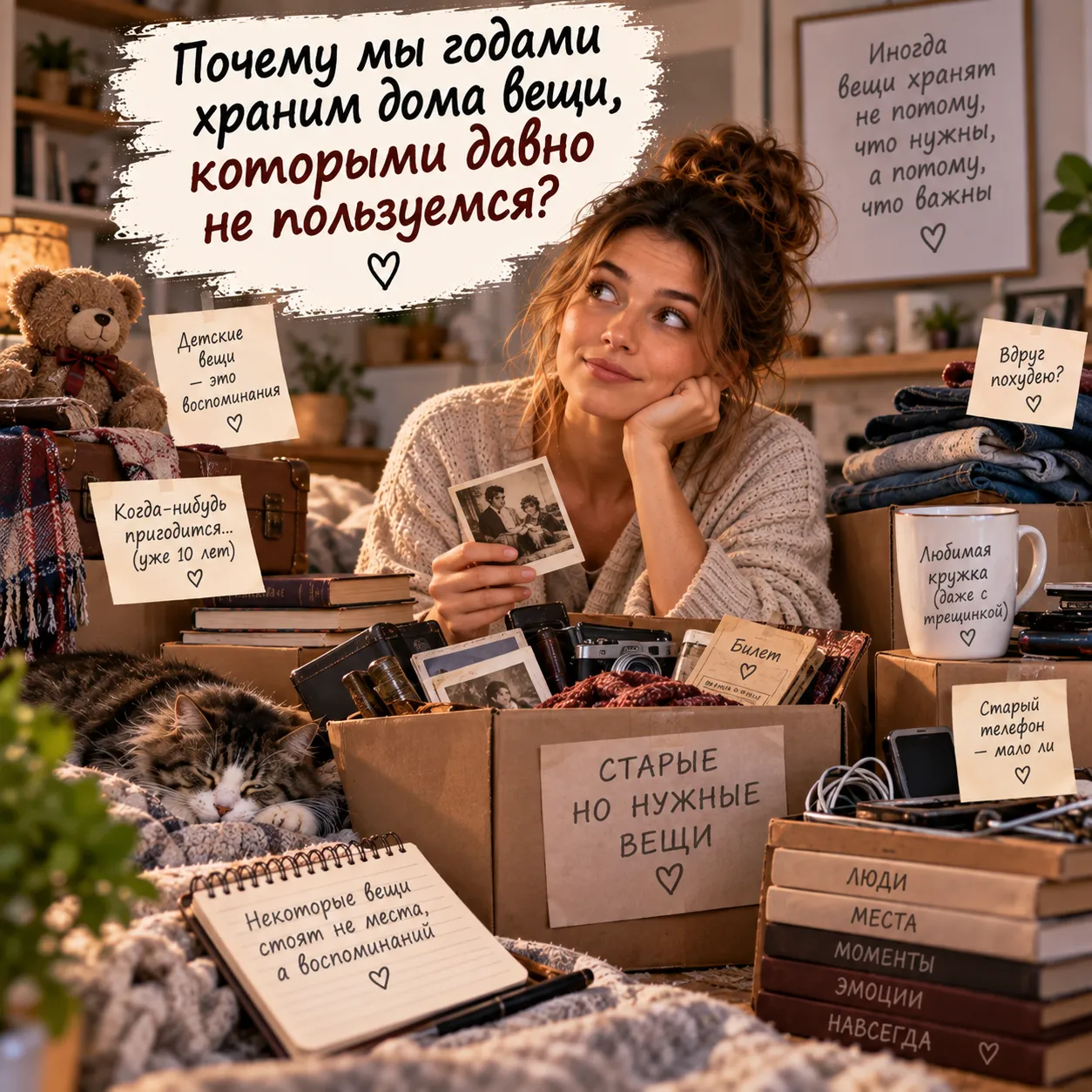Иногда мы храним не вещи, а связанные с ними воспоминания