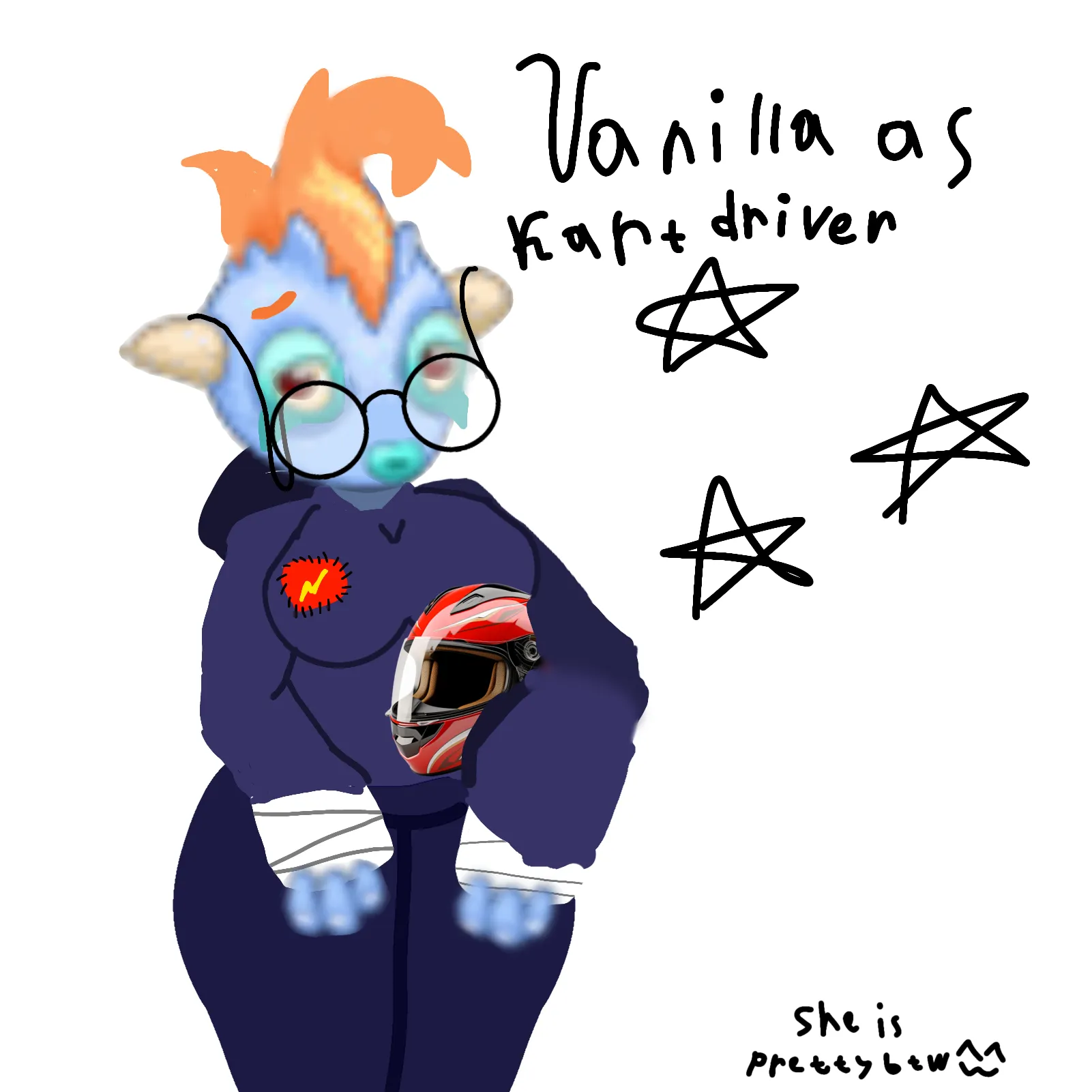 Vanilla as kart driver (ванила как водитель карта)  #1