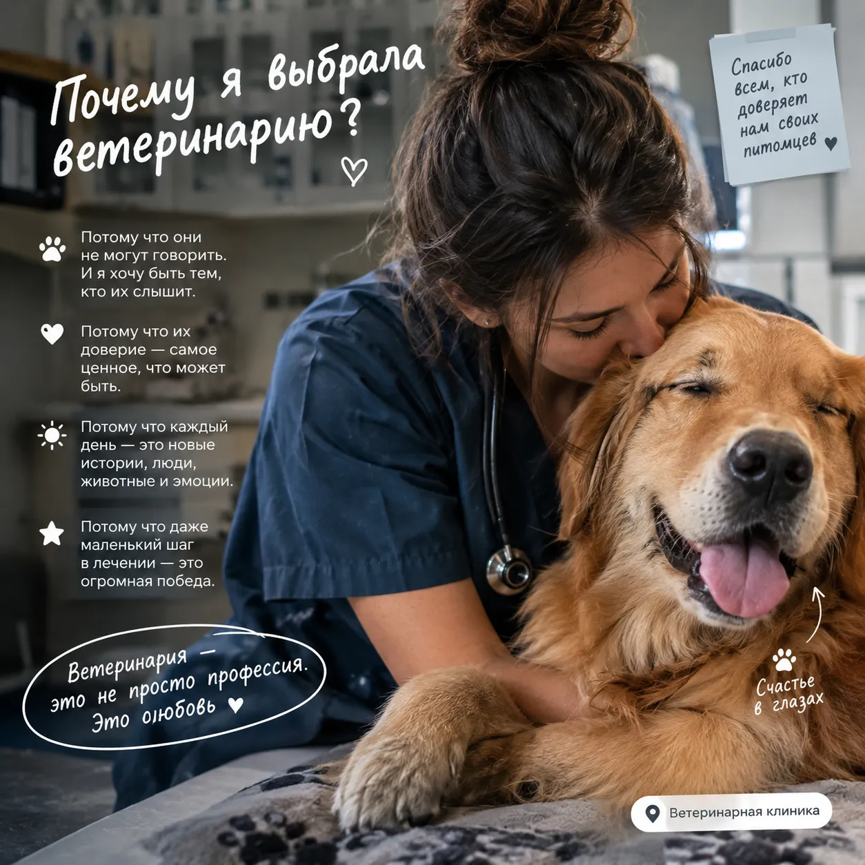 Вопрос к вам: если бы ваши питомцы могли рассказать одну историю о вас, что бы они сказали? ❤️👇