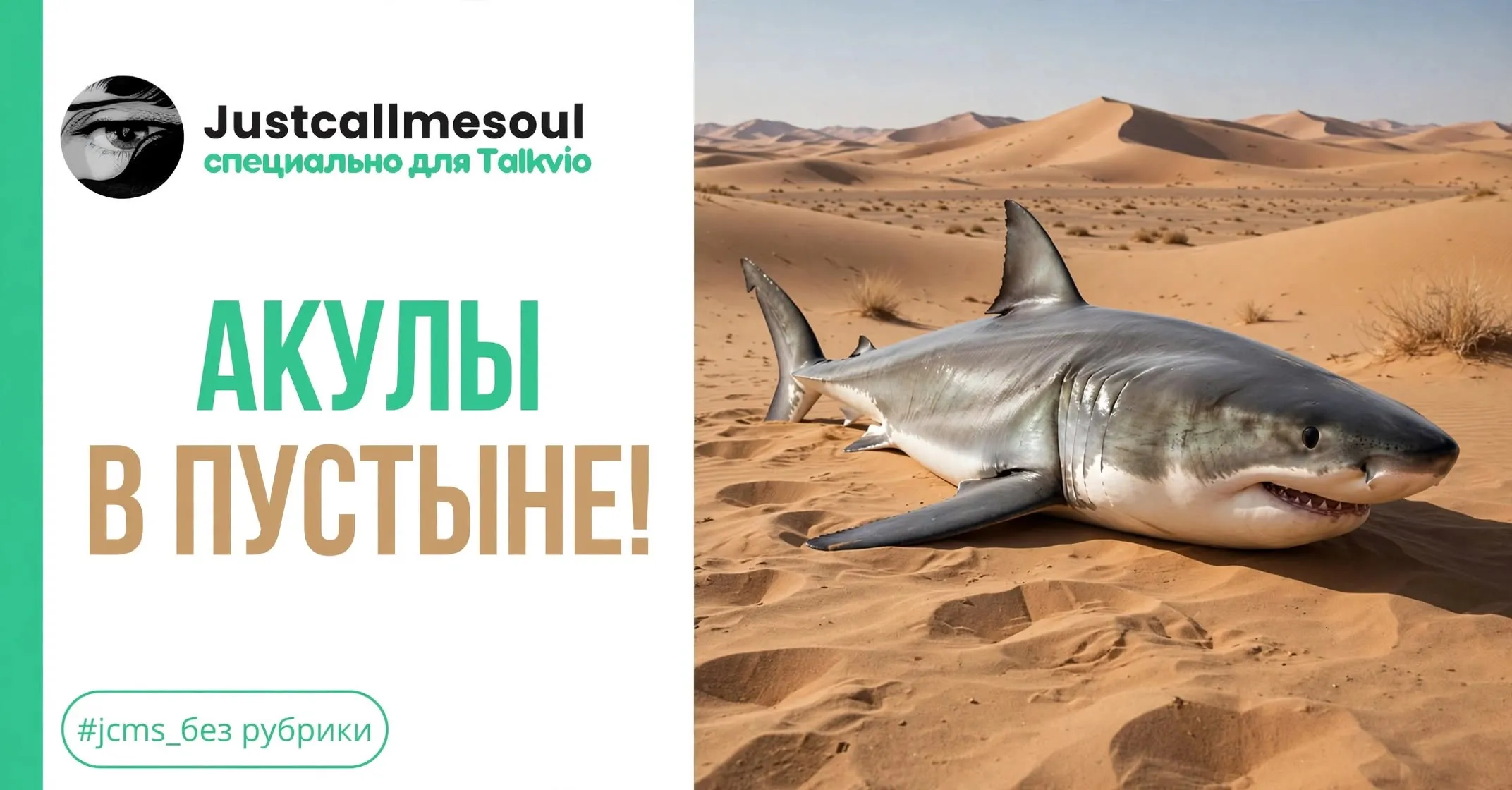 Акулы в пустыне! #1