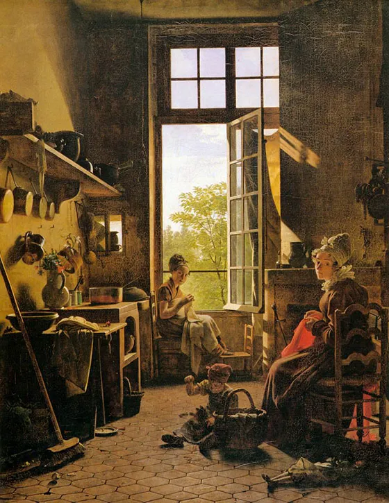 1815 г., холст, масло, Мартин Дроллинг (1752–1817). По слухам, его покрасили мумие-коричневой краской.