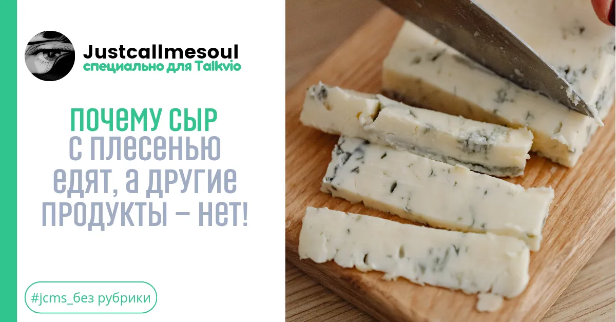 Почему сыр с плесенью едят, а другие продукты — нет! #1