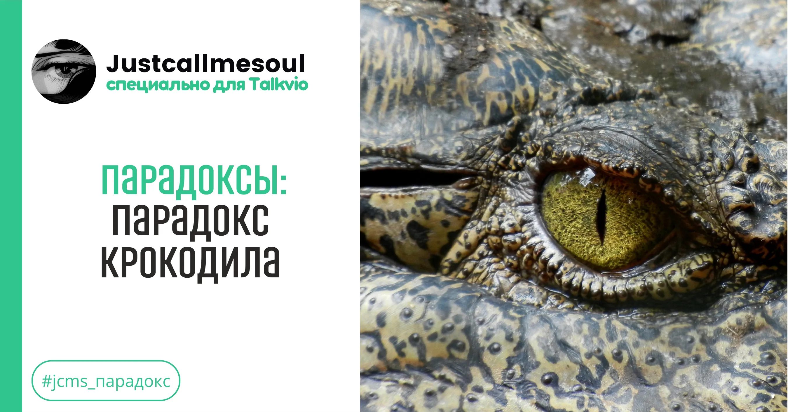 Парадоксы: парадокс Крокодила #1