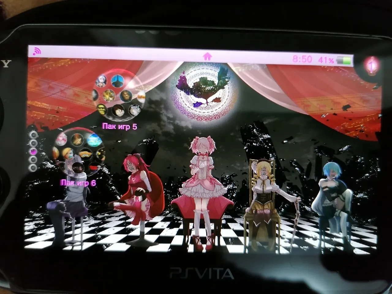 PS VITA / ТЕМЫ / MAHOU SHOUJO MADOKA #1