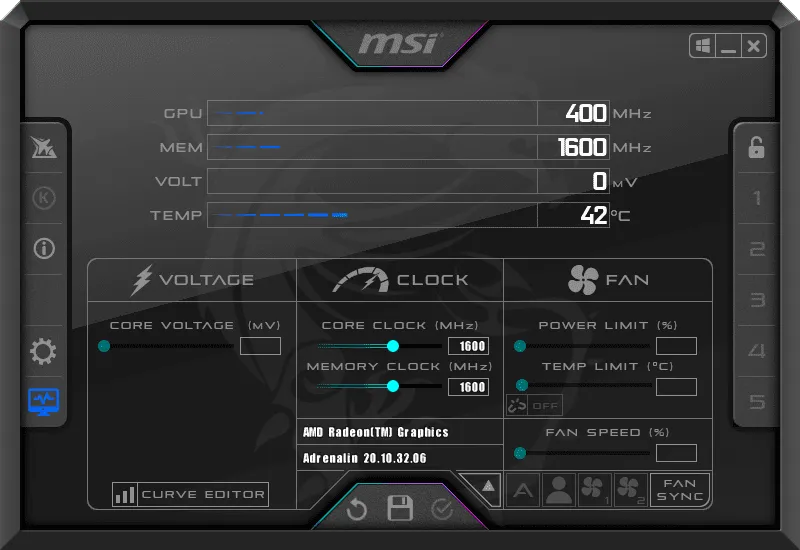 MSI afterburner #1