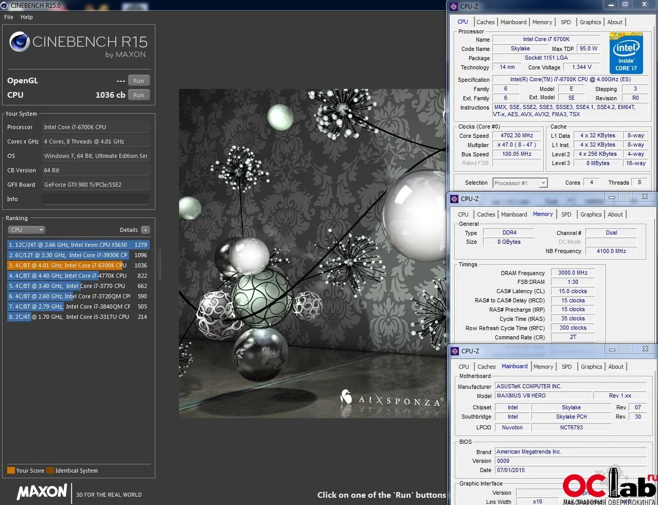 Cinebench. #1