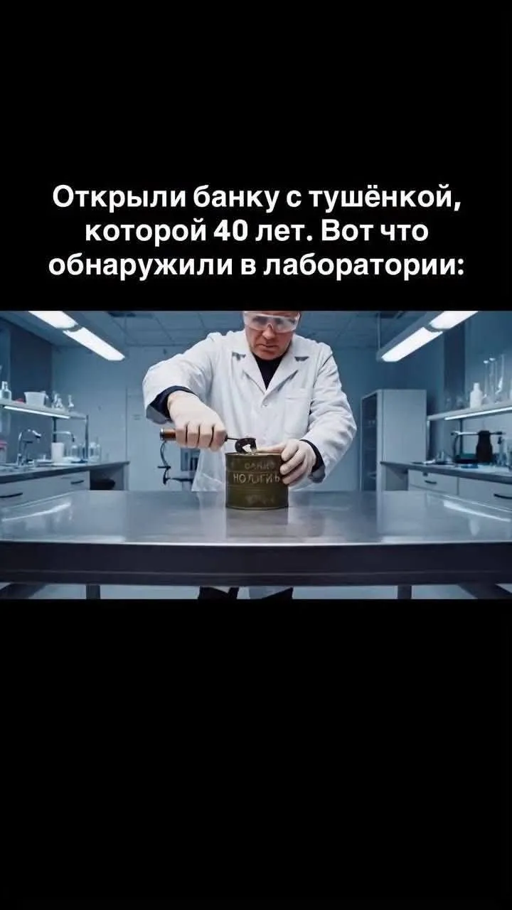 Тушенку через 40 лет. Можно употреблять?  #2