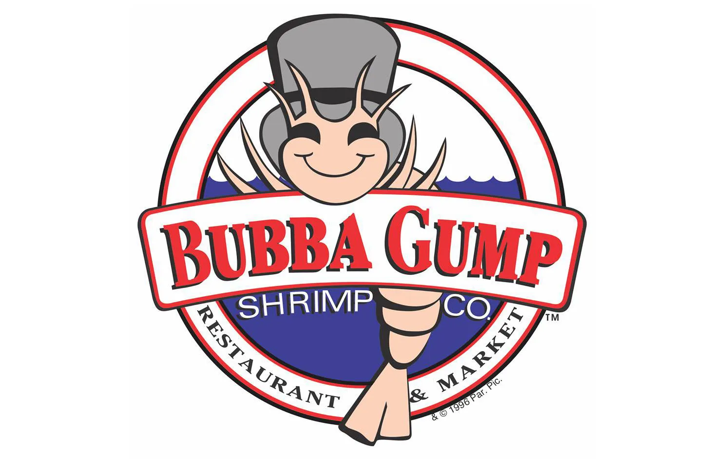 Логотип «Bubba Gump  Shrimp Co».
