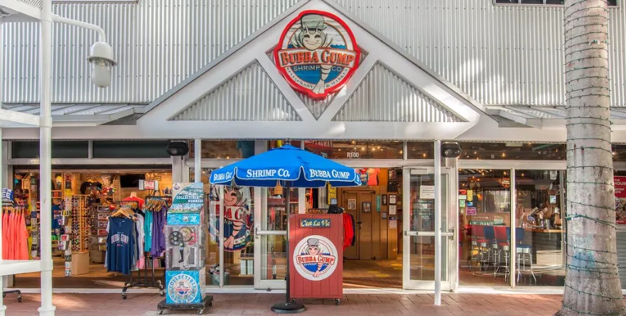 Ресторан «Bubba Gump Shrimp Co.» в Мауи, Гавайи.