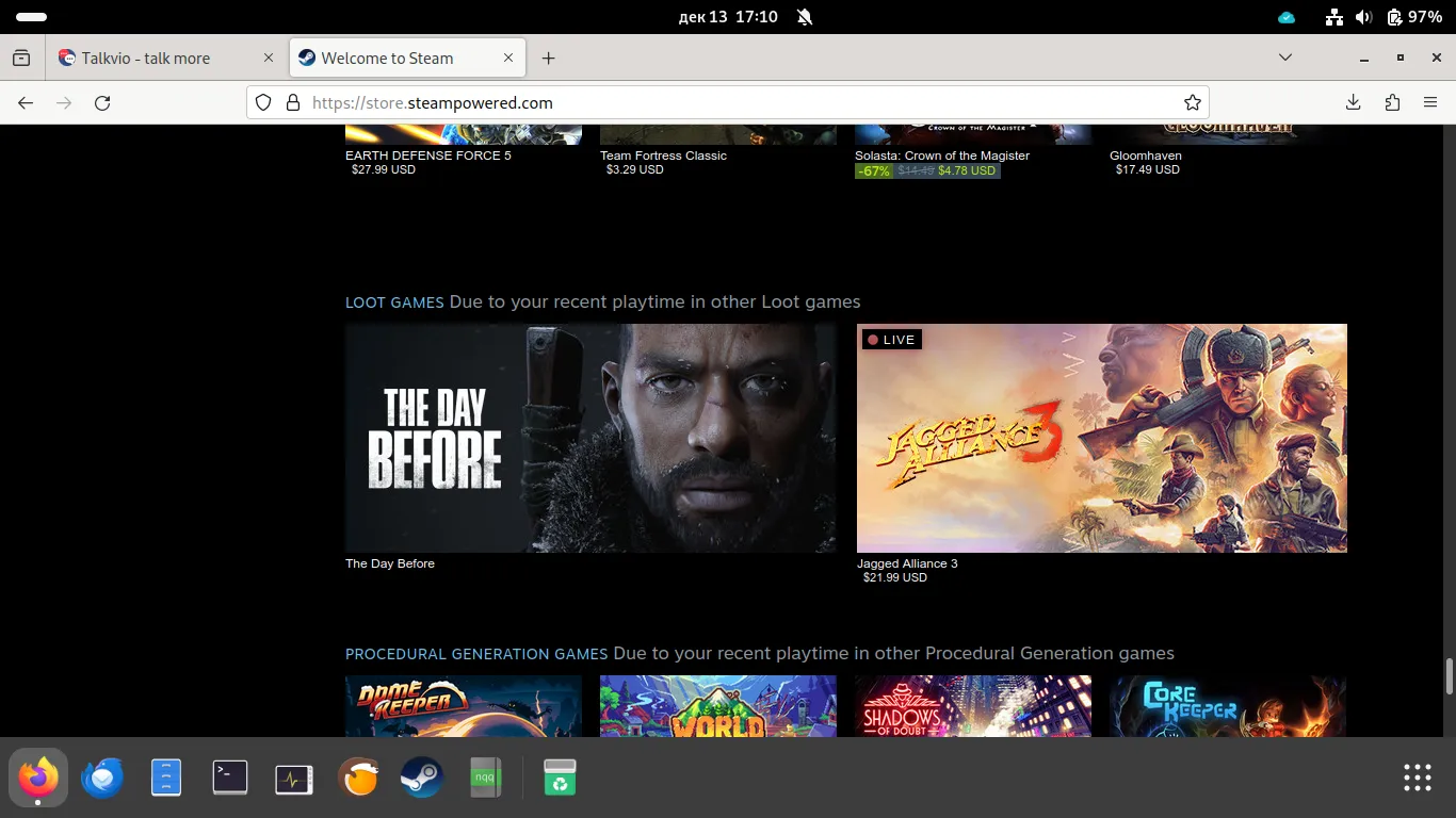 Steam всё ещё рекомендует The Day Before #1