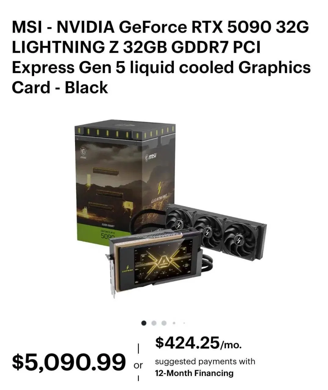 Стоимость Nvidia RTX 5090 приблизилась к полумиллиону рублей #1