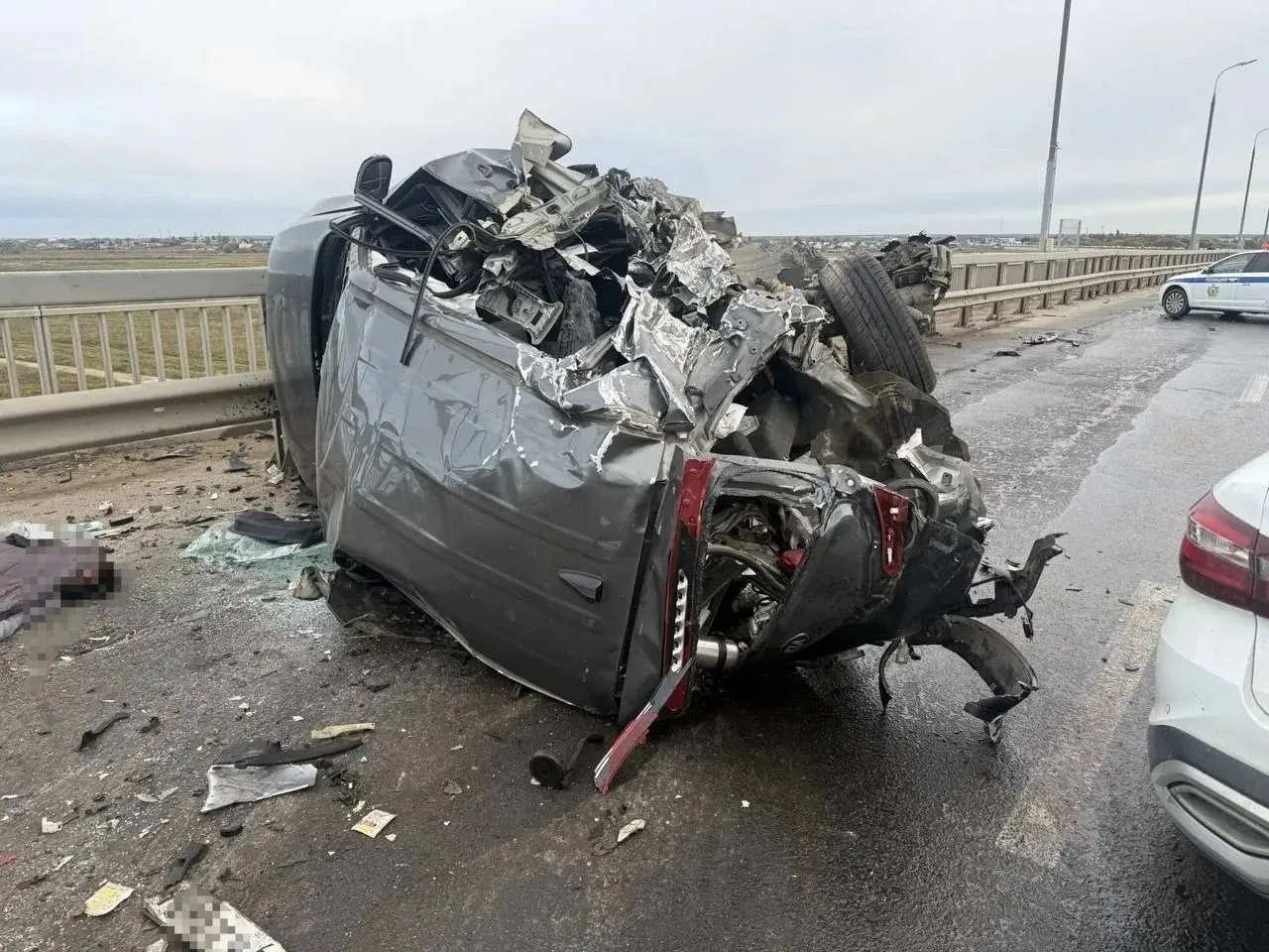 Два человека погибли в ДТП с тремя автомобилями на Солотчинском мосту в Рязани #4