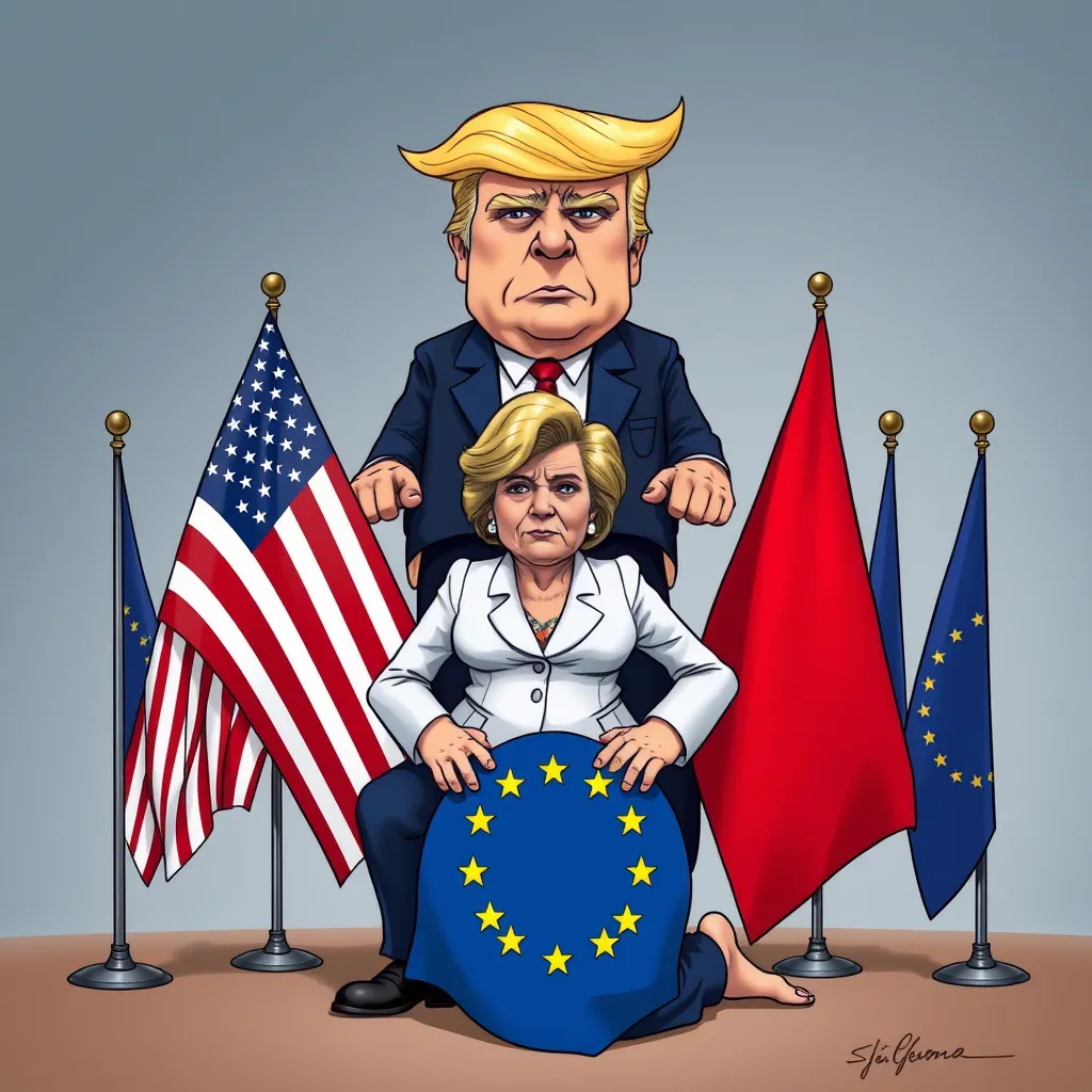 Европа встала на колени перед Трампом #2