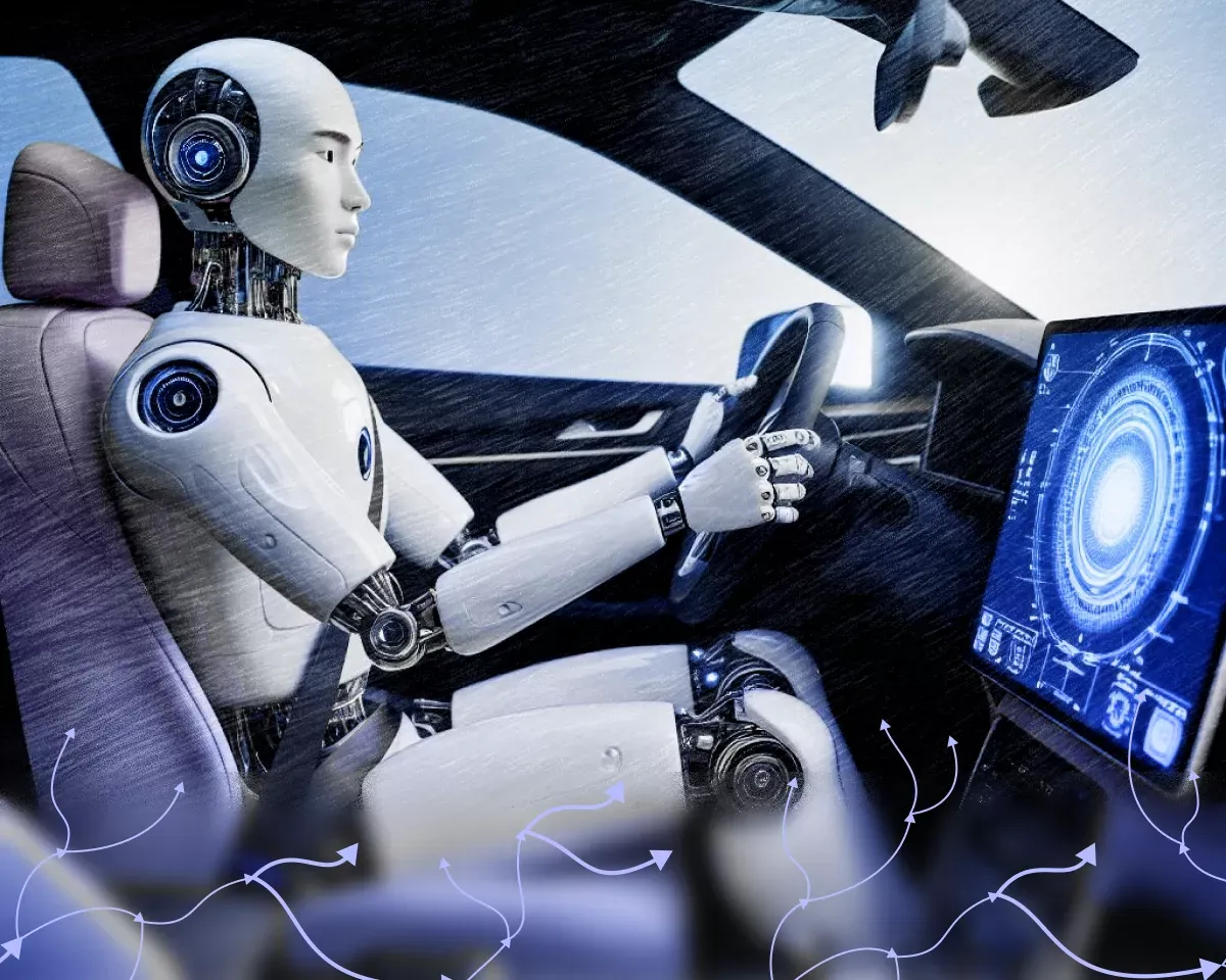Ученые посадили человекоподобного робота за руль автомобиля #2