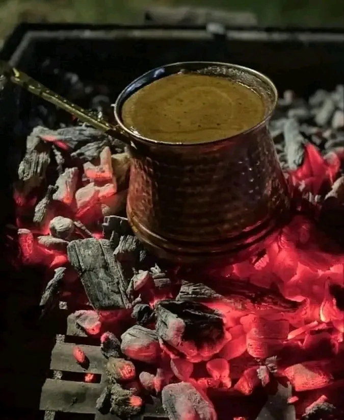 Самый вкусный кофе, кофе сваренный на углях☕ #1