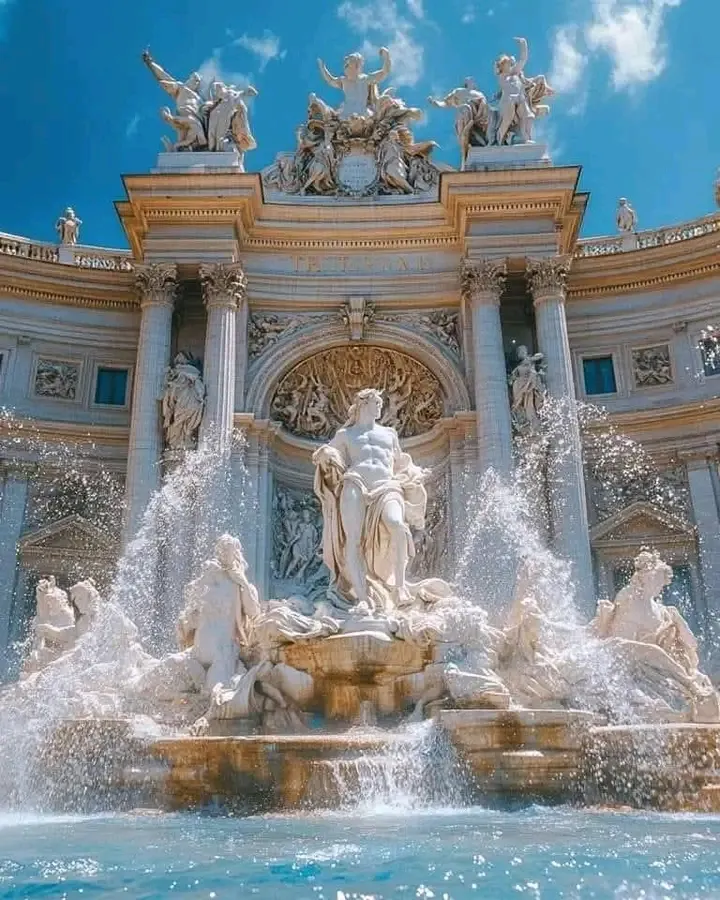 Фонтан de Trevi, Рим, Италия #1