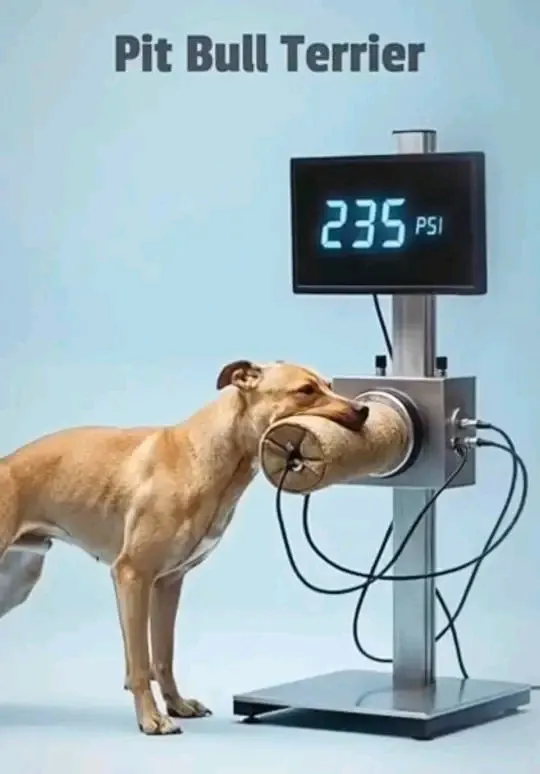  PSI (Pounds per Square Inch): измеряем мощь укуса у разных пород..PSI—(фунт на квадратный дюйм) #1