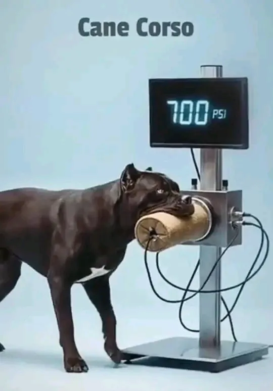  PSI (Pounds per Square Inch): измеряем мощь укуса у разных пород..PSI—(фунт на квадратный дюйм) #9