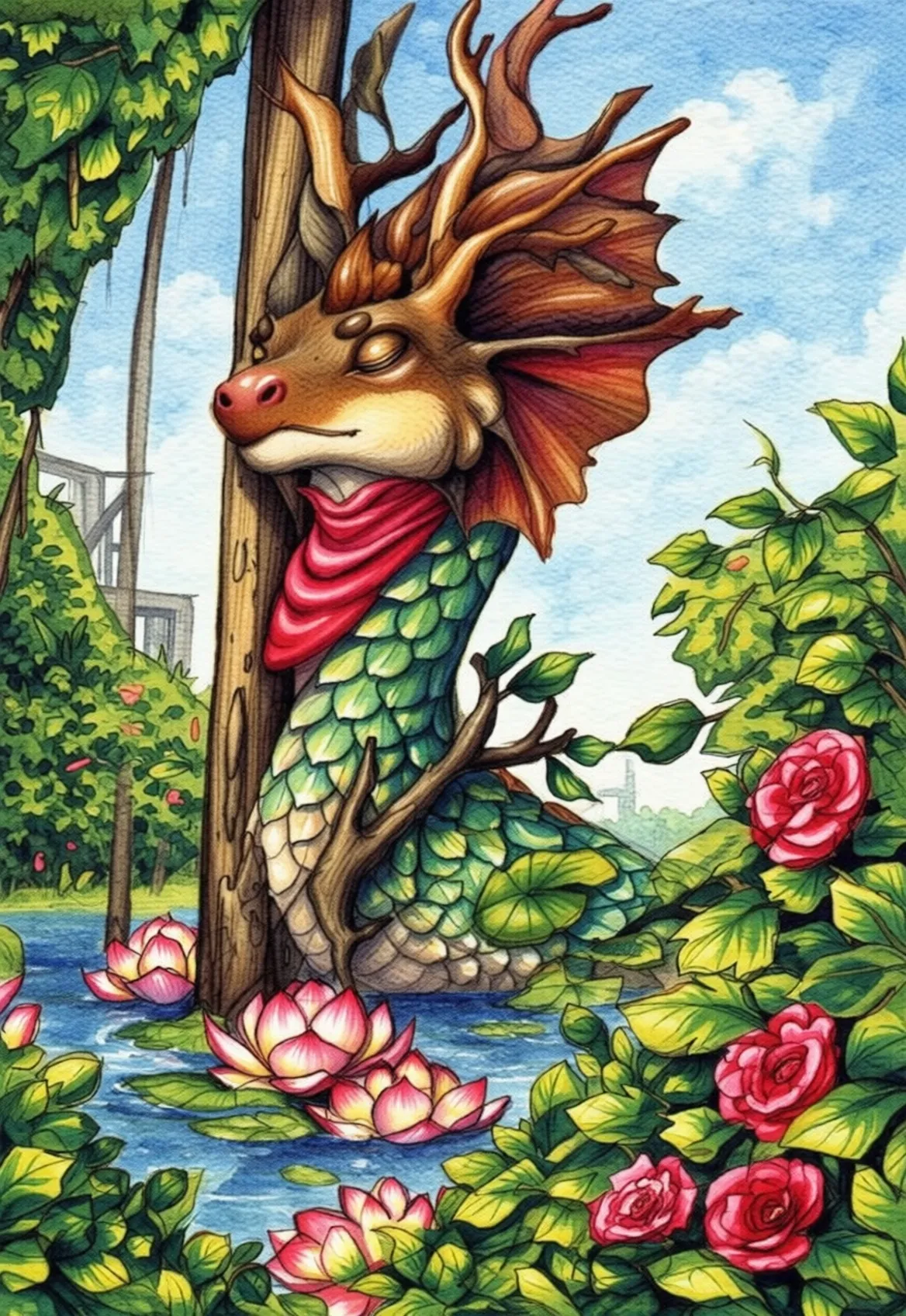 Рисунок, вдохновлённый картинкой из Pinterest #2