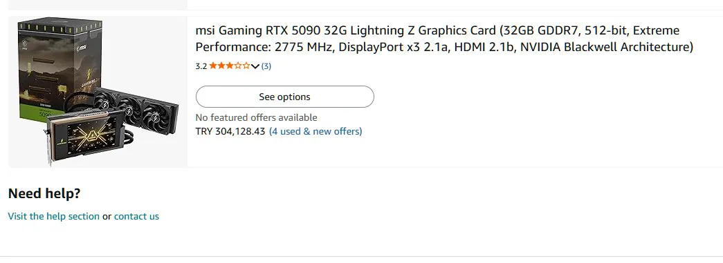 Стоимость Nvidia RTX 5090 приблизилась к полумиллиону рублей #2