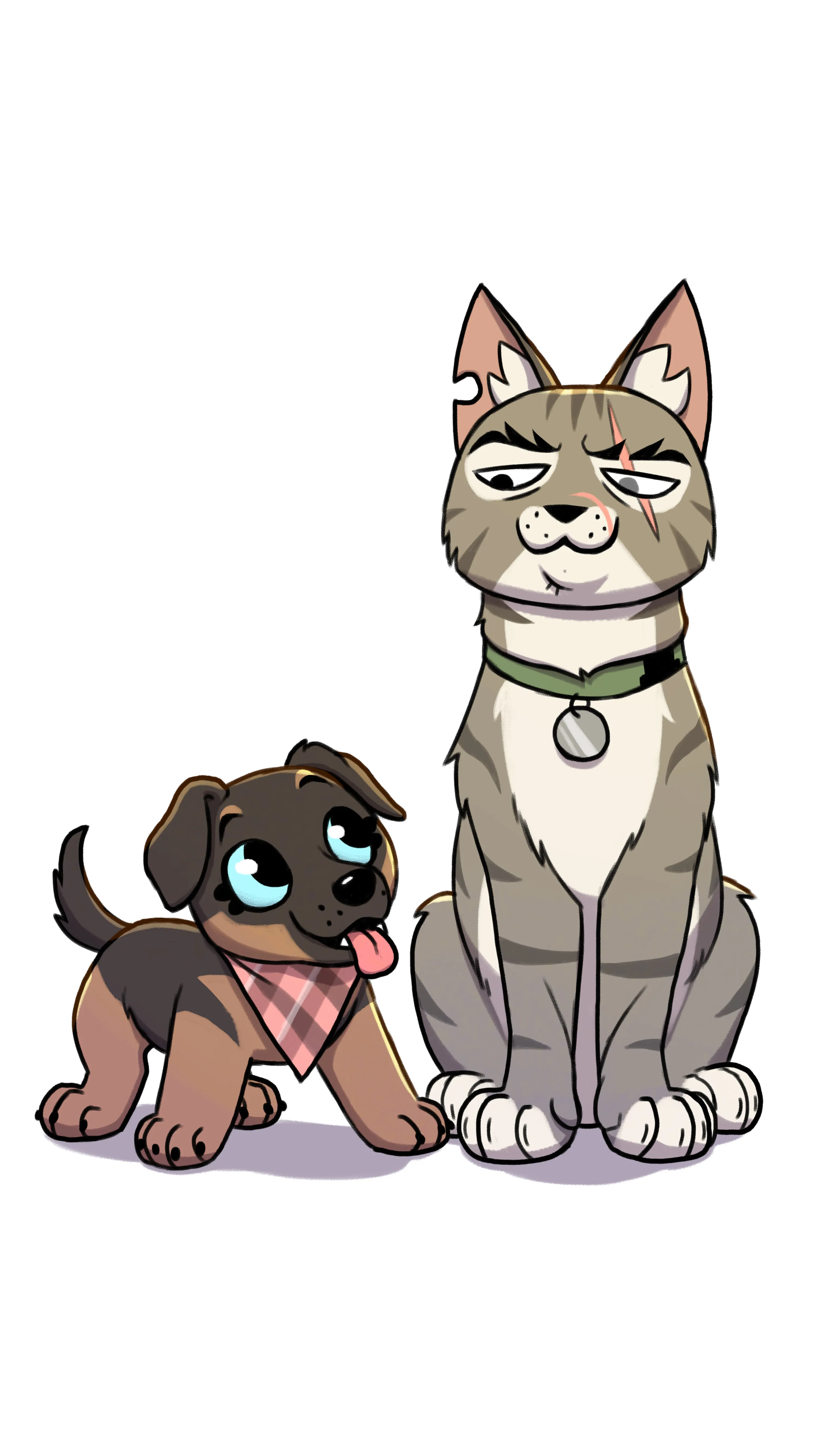 Pixie & Brutus - Species swap wallpaper #1
