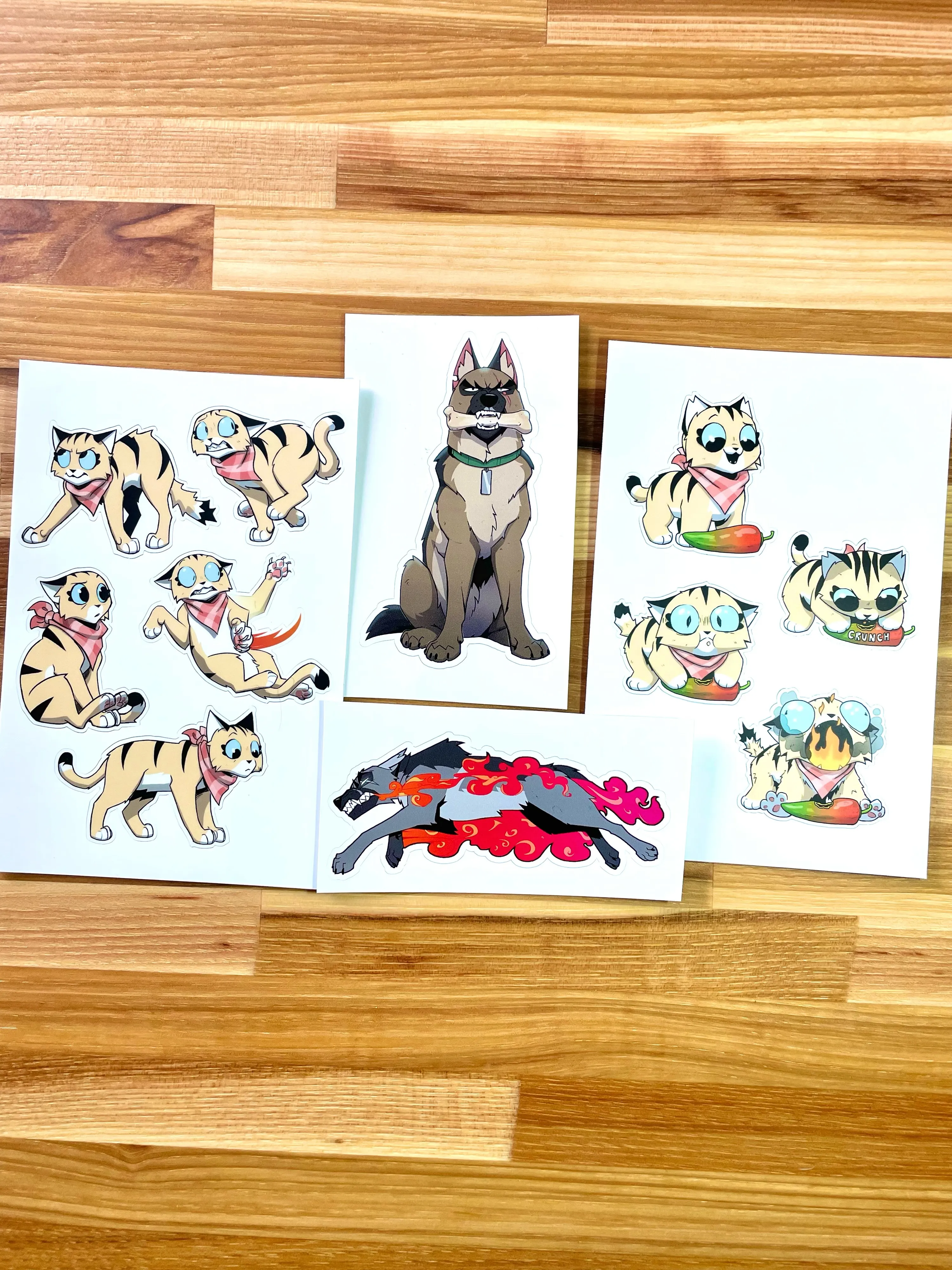 Pixie & Brutus - Sticker set #1
