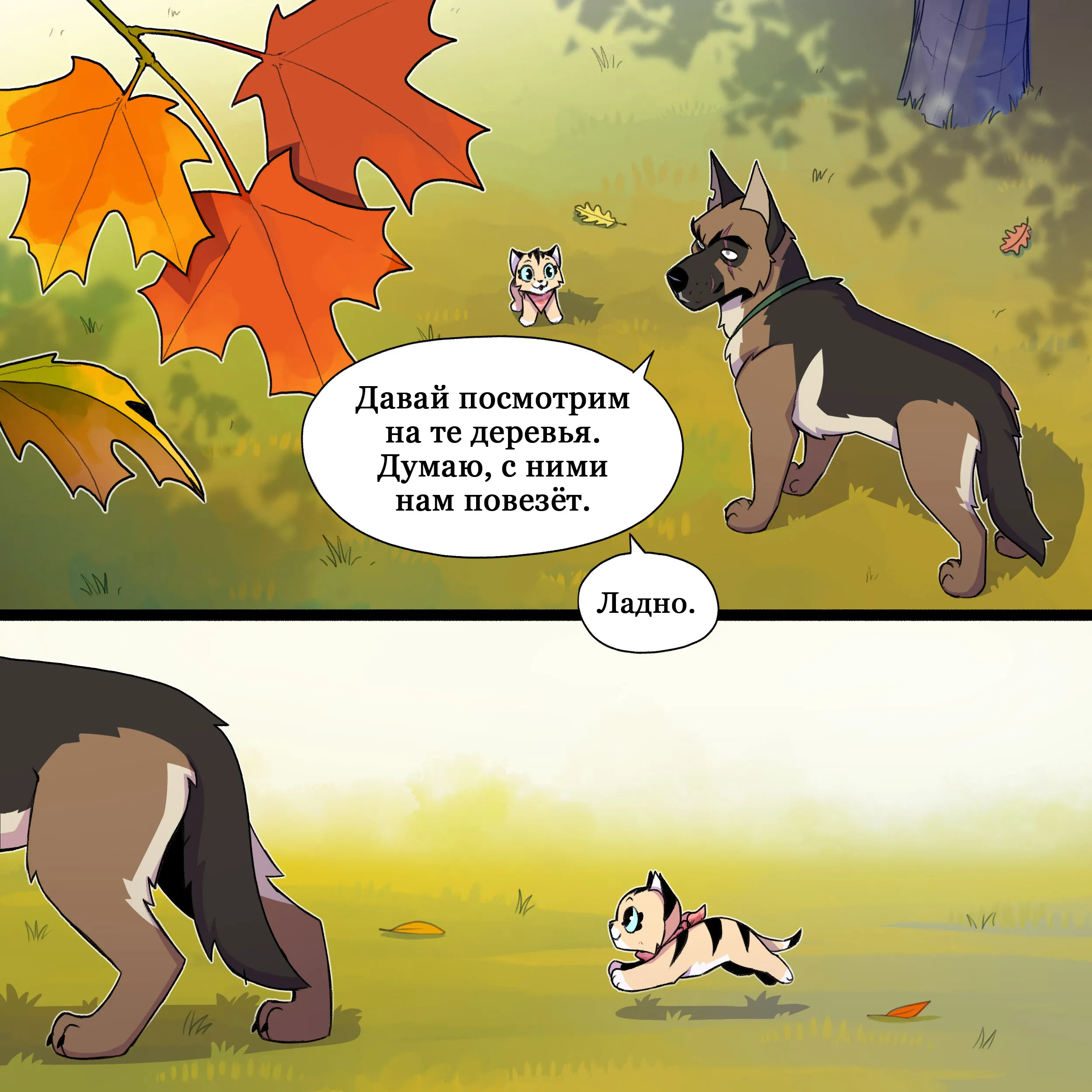 Pixie & Brutus - Maple leaf (2023.08.29) #2