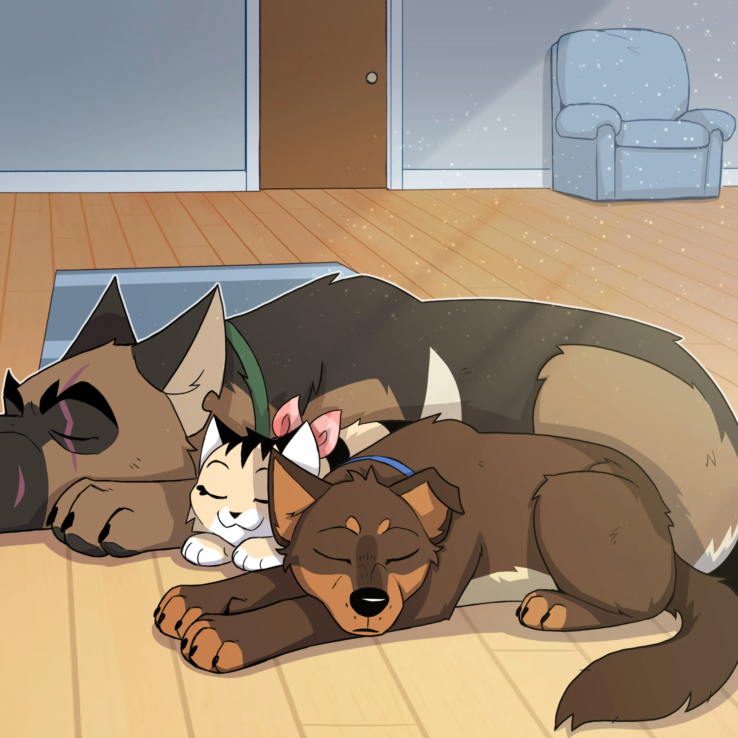 Pixie & Brutus - Snuggle (2024.03.13) #3