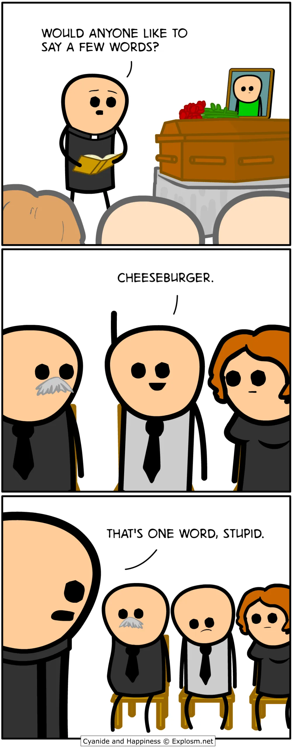 Cyanide & Happiness 2025.08.28 - A few words #3