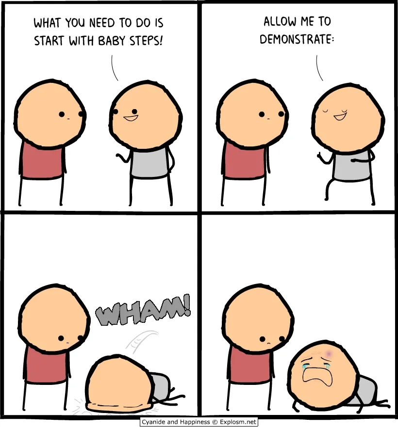Cyanide & Happiness 2025.09.01 - Steps #2