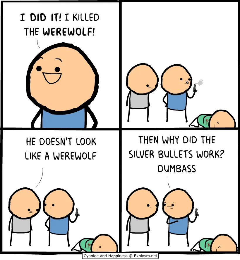 Cyanide & Happiness 2025.09.05 - Werewolf #2