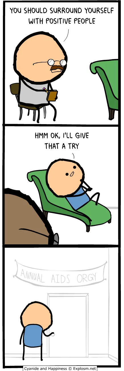 Cyanide & Happiness 2025.09.13 - Positive #2