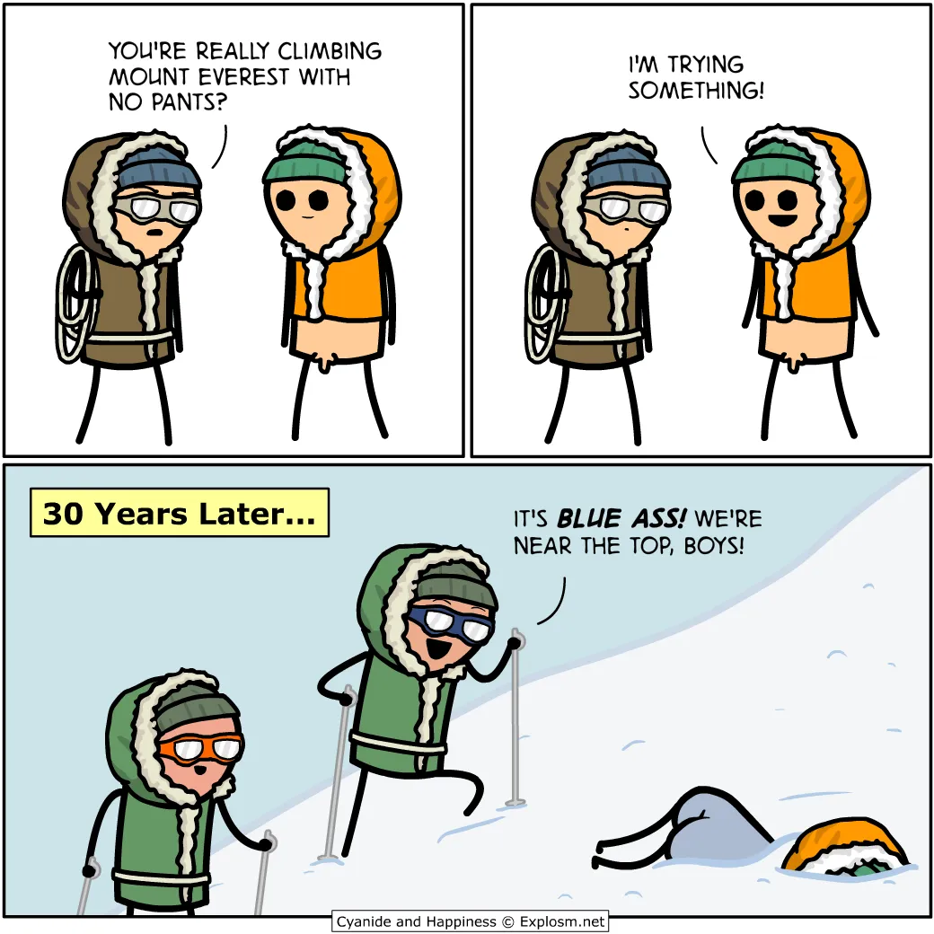 Cyanide & Happiness 2025.10.20 - Everest-3 #2