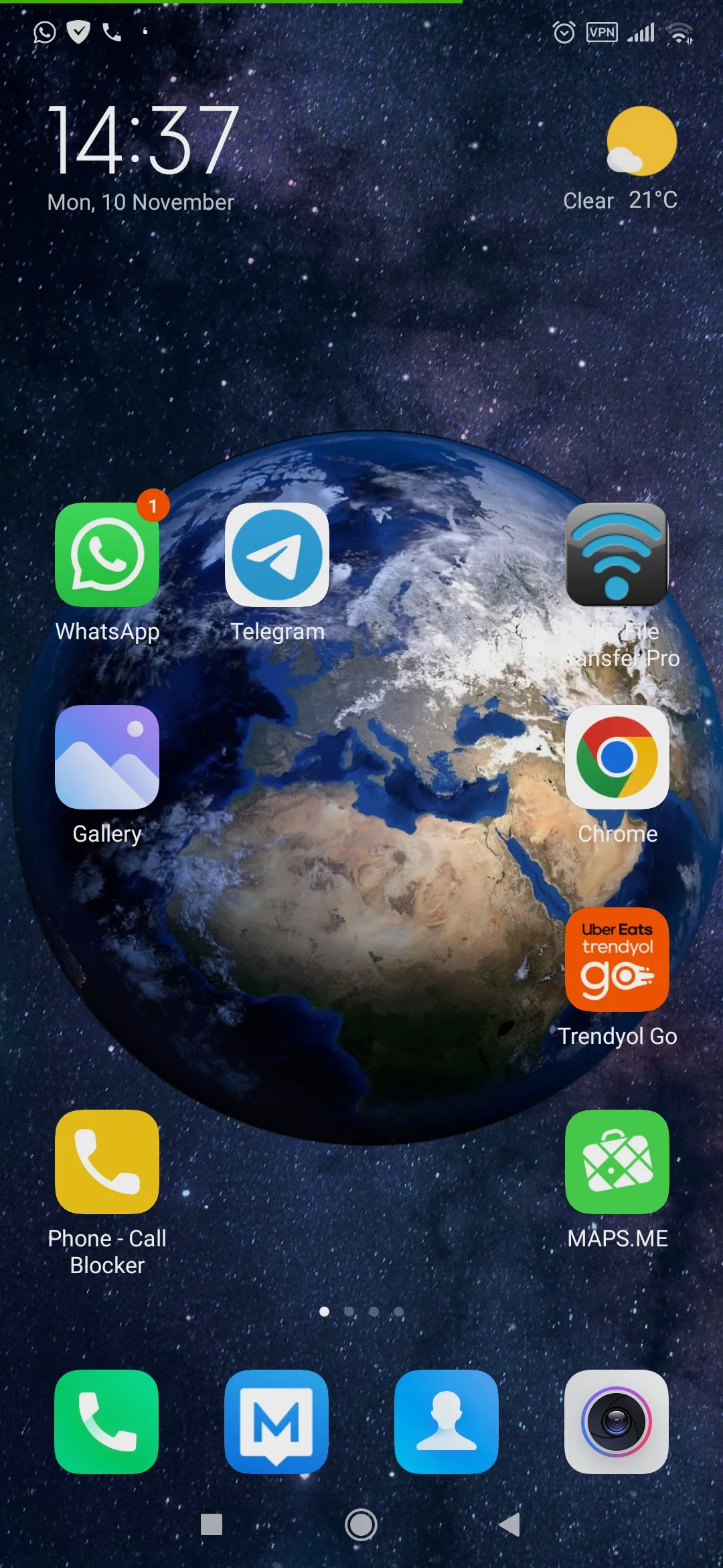 Чуточку потеплело до +21 )))