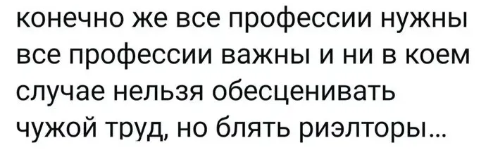 А вы тоже не любите риэлторов #1