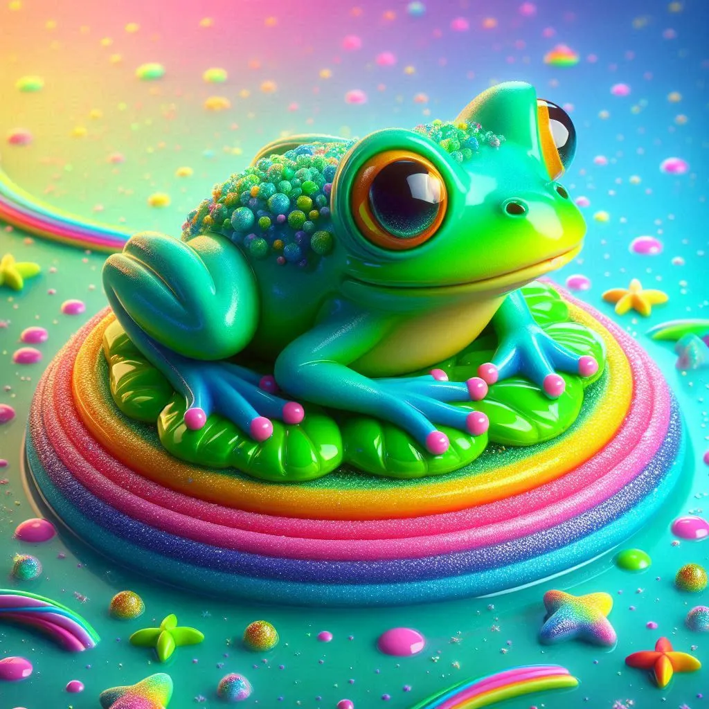 Вот тут как будто рендер, жабка из керамики!