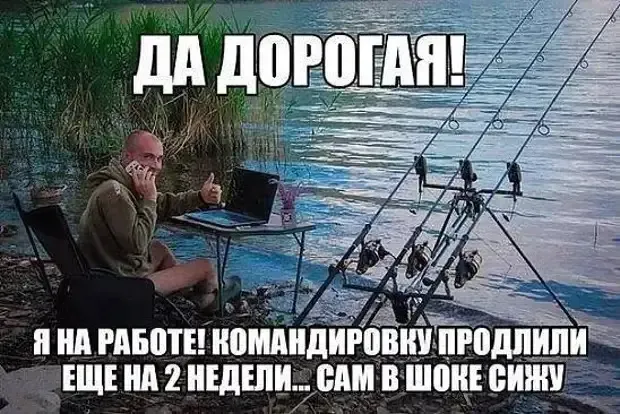 Удаленная работа и рыбалка вполне совместимы #2