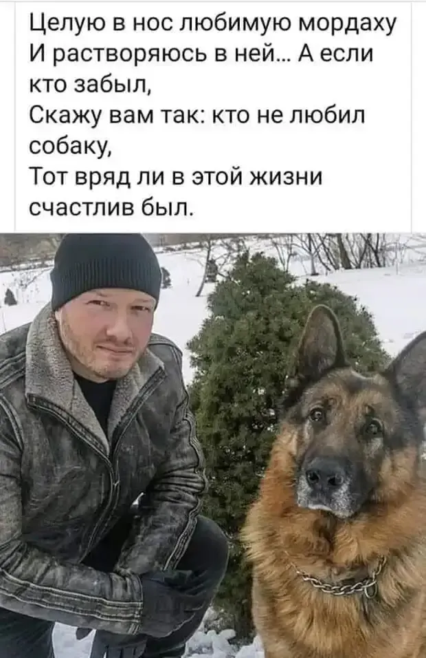 Любовь к собаке и их верность  большое счастье для любого человека #1
