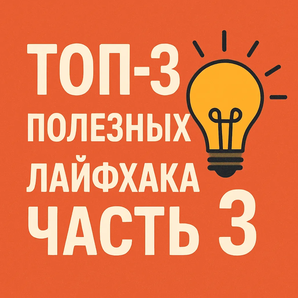 Топ-3 лайфхака (часть 3) #1