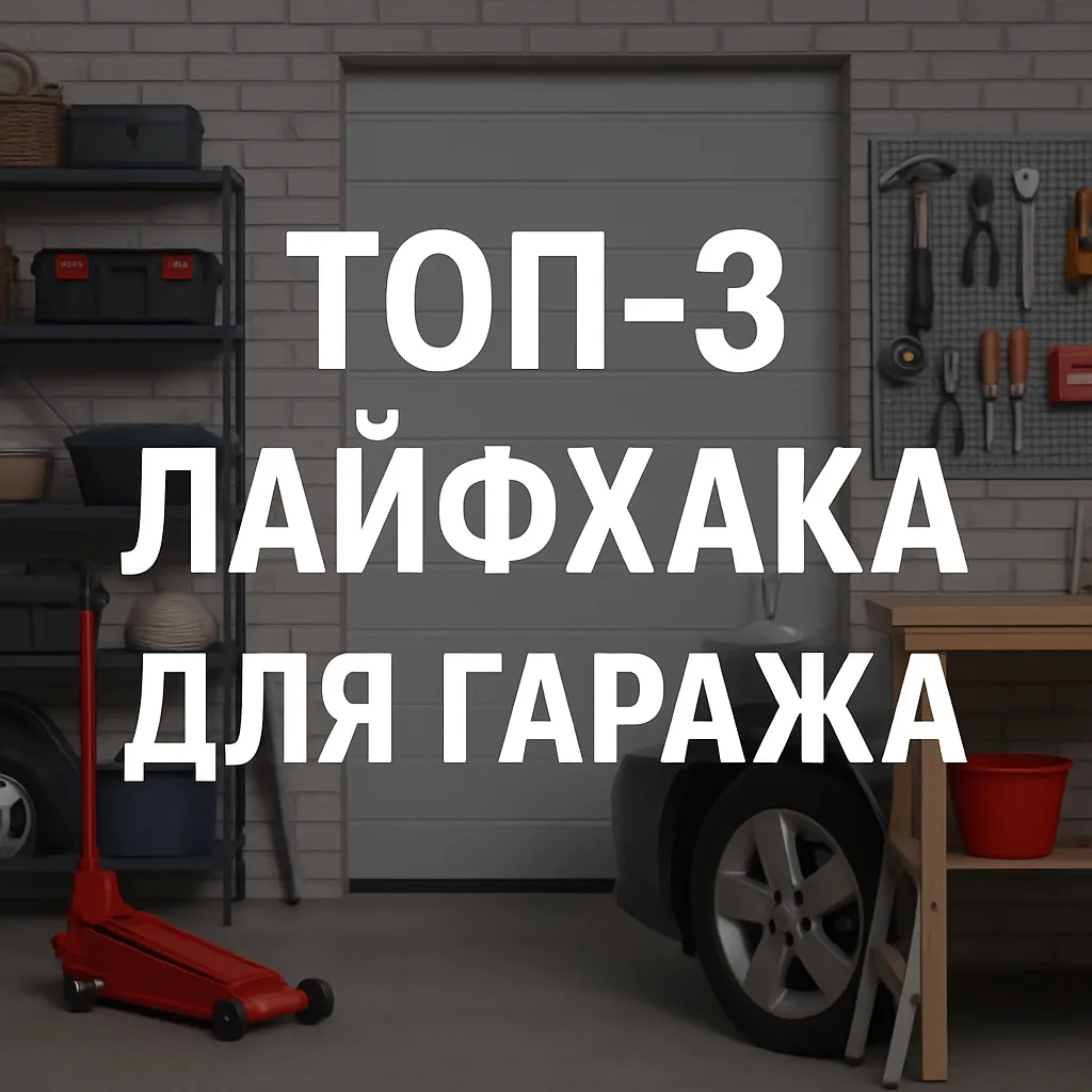 ТОП-3 лайфхака для гаража: #2