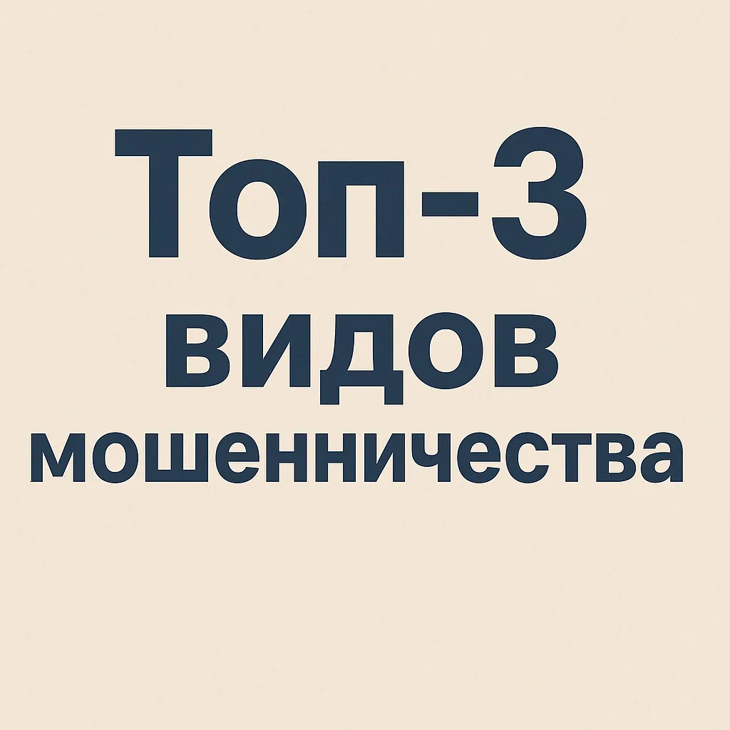ТОП-3 самых опасных видов мошенничества в 2025 году #1