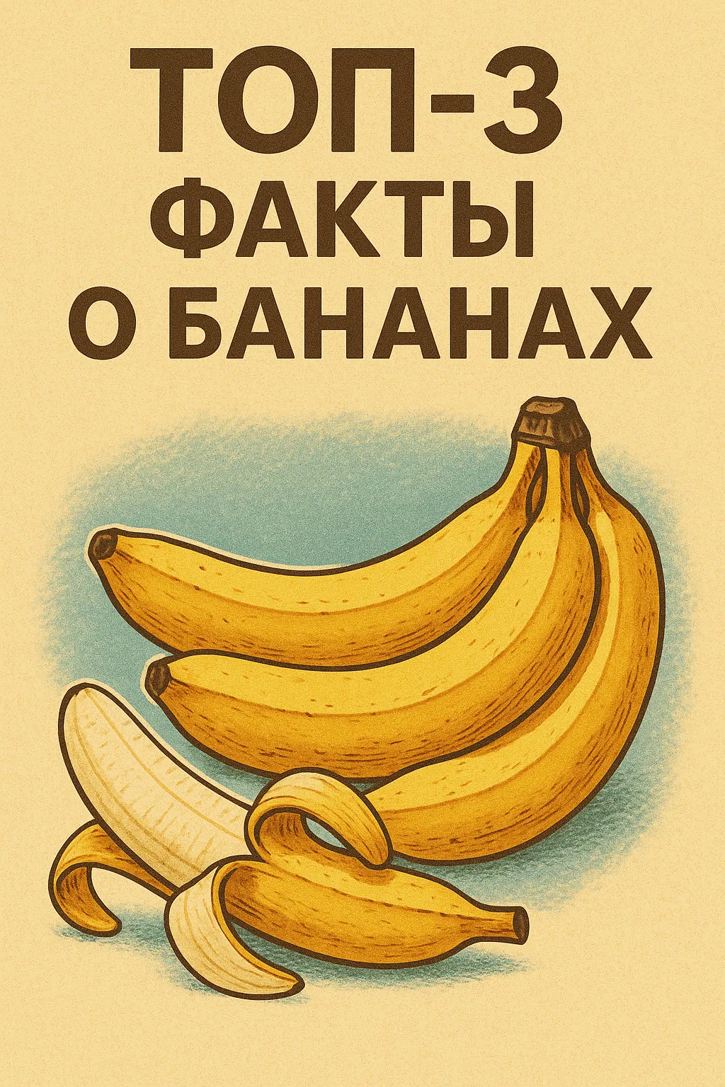 ТОП-3 интересных фактов о бананах #1